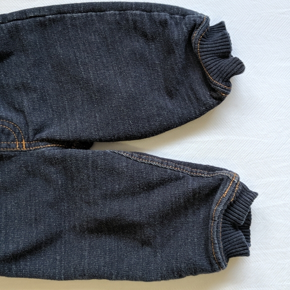 carter's comfy outfit set thermal shirt & knit denim joggers 6 months baby boy - Picture 4 of 10